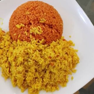 Jollof and Fried rice