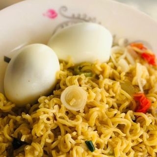 Spicy Noodles and Egg
