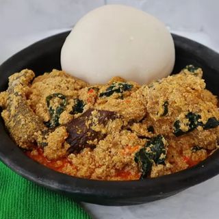 Egusi, Beef & Eba