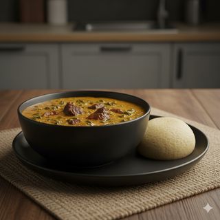 Oha Soup, Beef & Eba