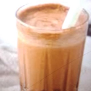 Tea (mixed with chocolate and milk)