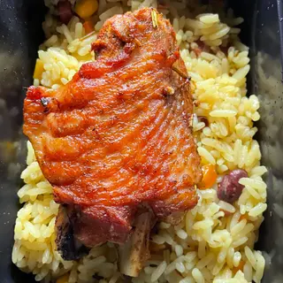 Fried rice + turkey