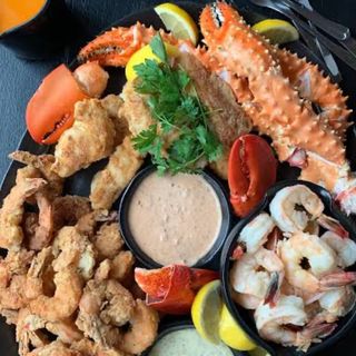 Seafood platter