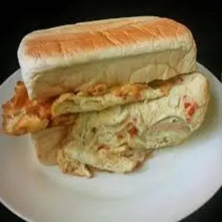 Agege Bread With Fried Fried Eggs