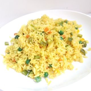 Fried Rice With Chicken And Plantain 