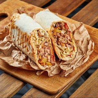 Single Sausage Chicken Shawarma