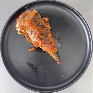 Fried peppered Titus Fish