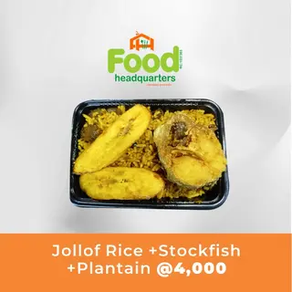 Jollof Rice + Stockfish Combo