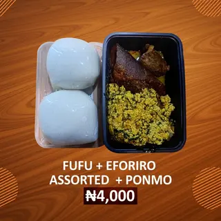Fufu + Egusi Combo