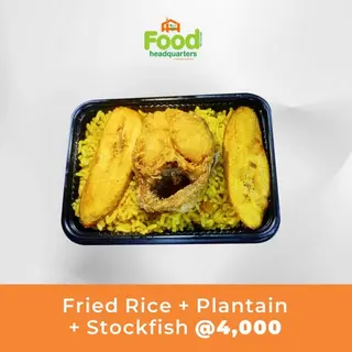 Fried Rice + Stock Fish Combo