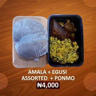 Amala + Egusi Combo