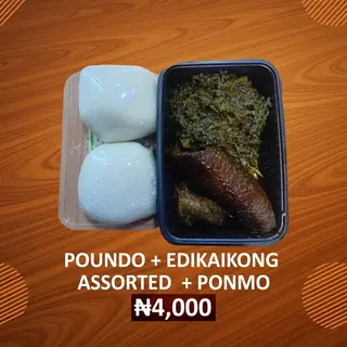 Poundo + Edikaikong Combo