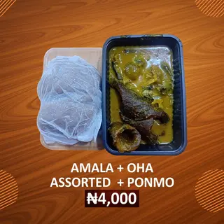 Amala + Oha Soup Combo