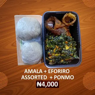 Wheat + Efo Riro Combo