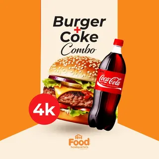 Burger + Coke Combo