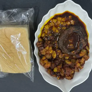 Ewa Agoyin With Eja Kika