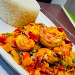 Rice And Prawn Sauce