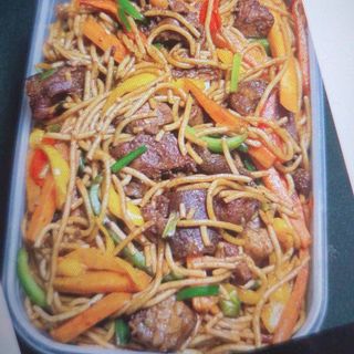 Beef spaghetti and turkey