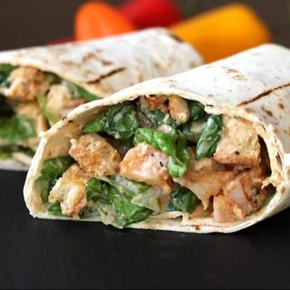 Ground Beef Burrito wrap