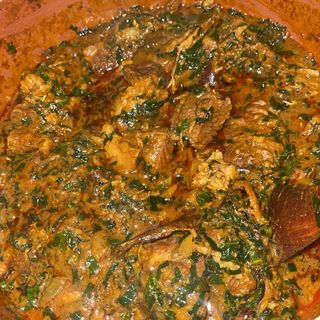 Ofe akwu & white rice