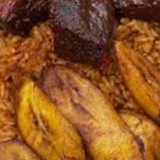 Rice & Beef and Plantain Combo