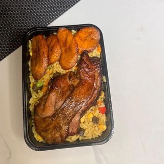 FRIED RICE AND CHICKEN