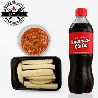 FRIED YAM AND FISH STEW