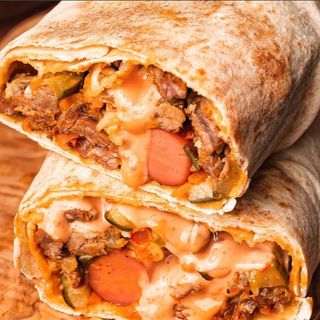 Chicken & Beef Shawarma (2 Sausages)