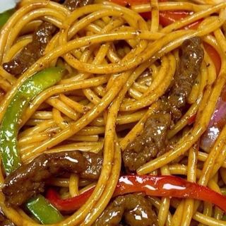 Stir fry spaghetti 