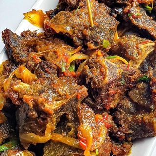 Peppered Goat Meat