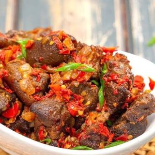 Peppered Goat meat