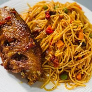 Spaghetti (2 portions and 1 turkey)