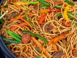 Jollof Spaghetti