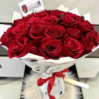 Red Roses Bouquet-  Medium (20 roses)