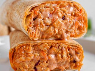 Chicken and Suya Shawarma