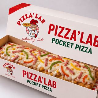Pocket Pizza (Extra Cheese) + FREE Drink