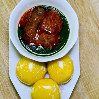 Eba/fufu/eba combo