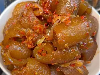 Peppered ponmo
