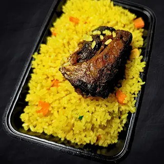 Jollof/Fried Rice + Fish (Panla)