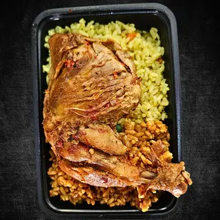 Jollof/Fried Rice + ¼ Chicken