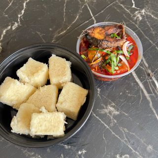 Yam& Ugba Sauce