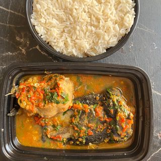 Rice & catfish pepper soup