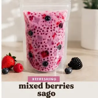 Mixed Berries Sago (Boba)