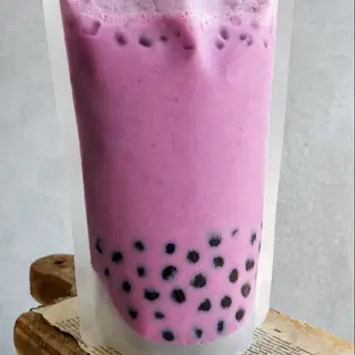 Mixed berries boba milk