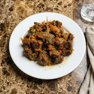Fried Goatmeat