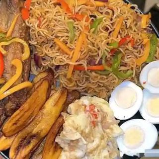 Noodles, Sausage & Eggs