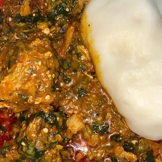 Ogbono and Okro Mixed Draw