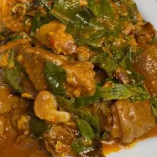 Oha soup and swallow