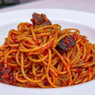 Jollof Spaghetti (per portion)