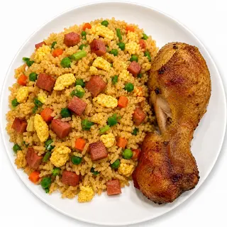 Fried Rice and Chicken
